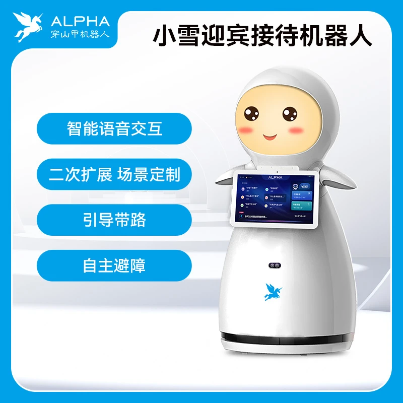 小雪迎宾机器人 迎宾讲解引导带路 展厅展馆接待机器人
