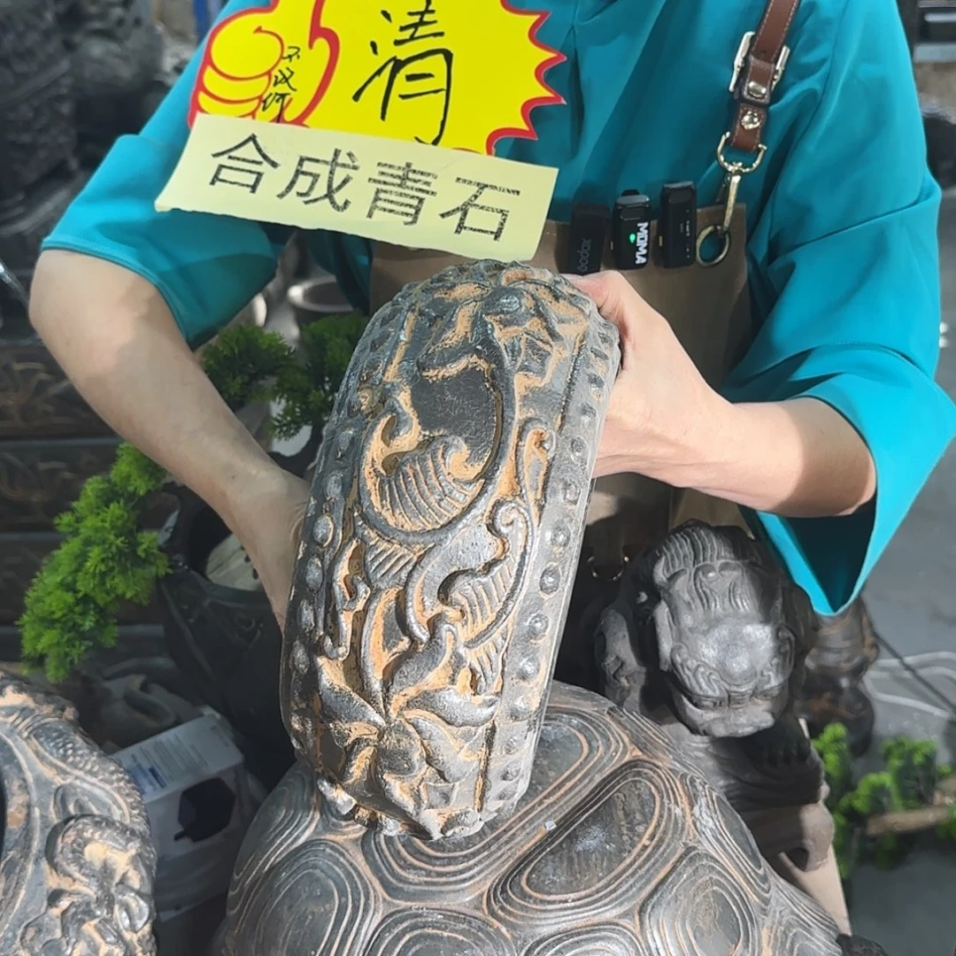 缠枝莲花盆B1-004