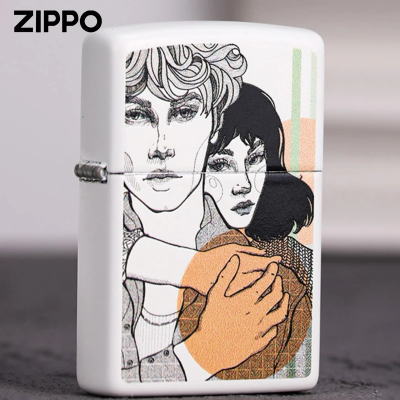 ZIPPO打火机 身边的你 礼品送礼防风煤油打火机送男友礼物TCJ1