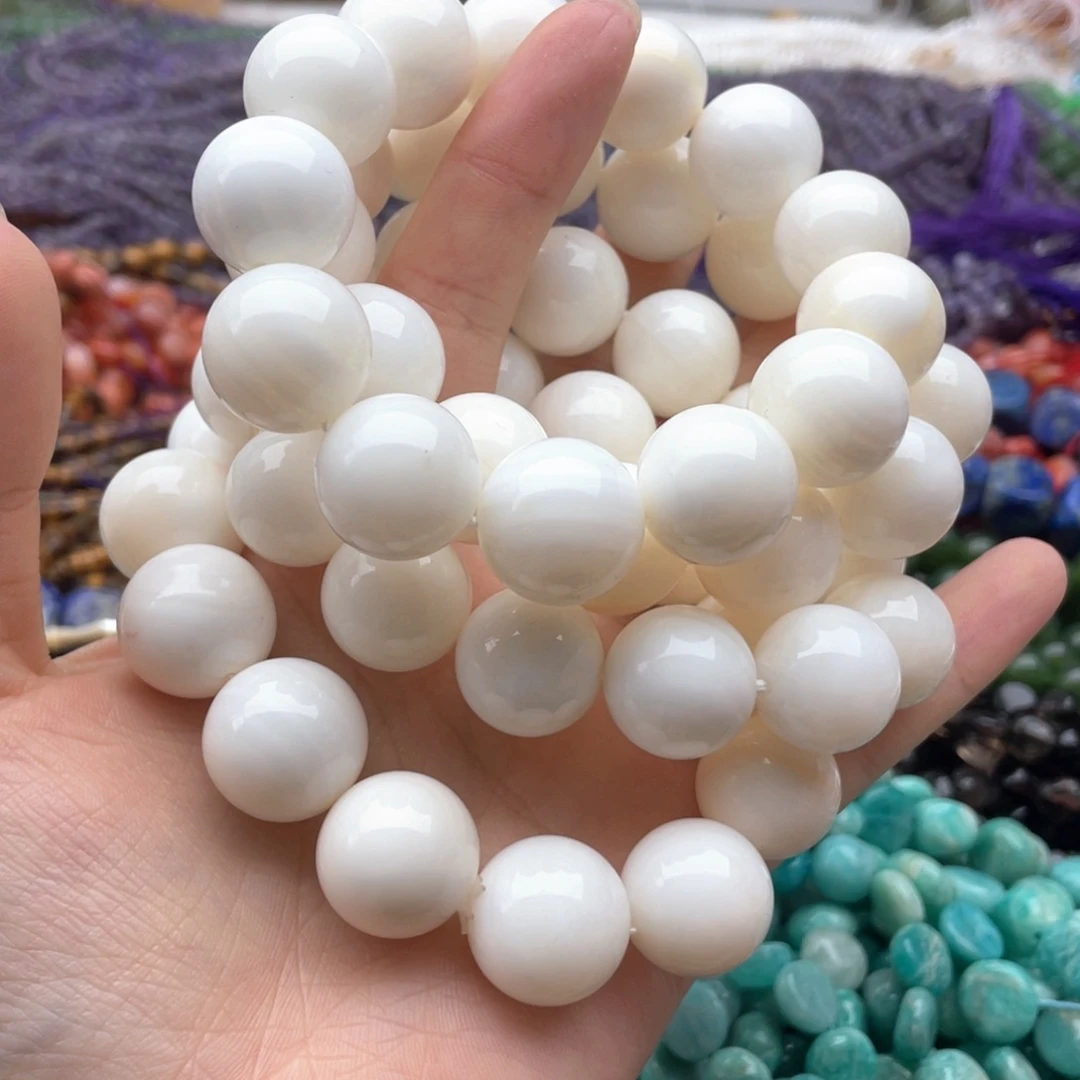 玛瑙/玉髓合金珠宝半成品一条装卡14玉化车车手串