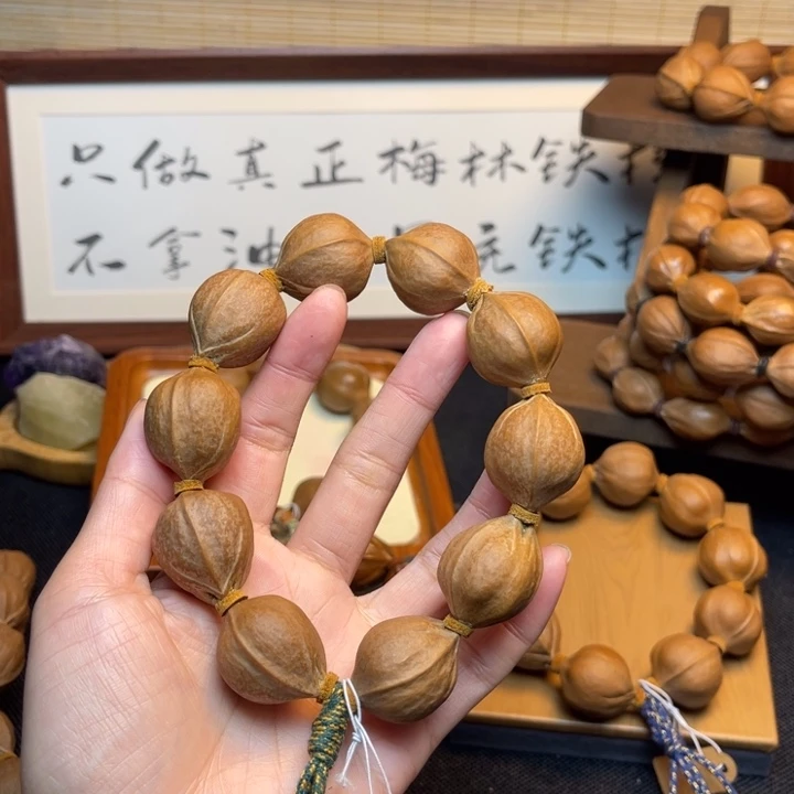 a****手串/手链橄榄核21.5 27精品梅林铁核