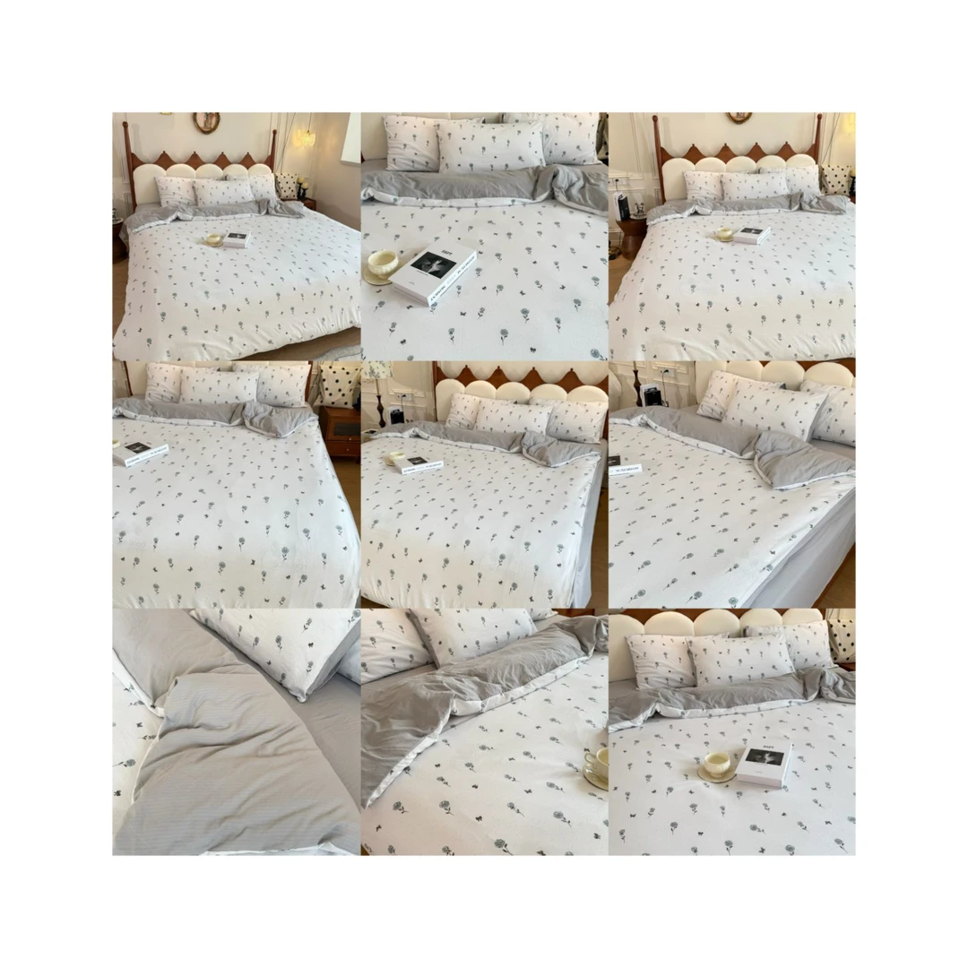 PLUR▪PAN【沐纱棉】法式提花工艺舒适透气四件套