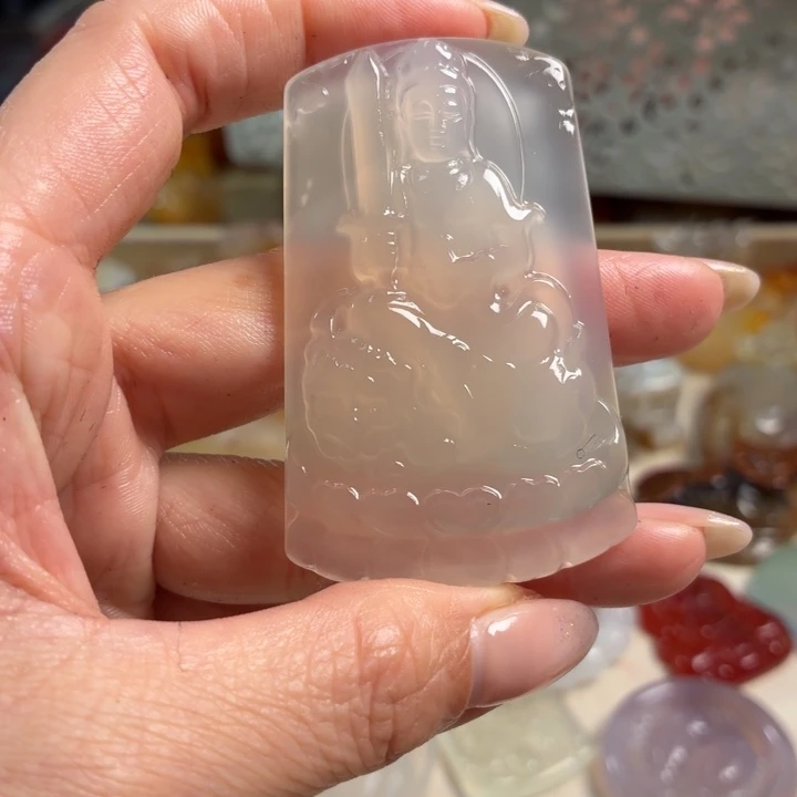 玛瑙/玉髓未镶嵌吊坠(不含链)