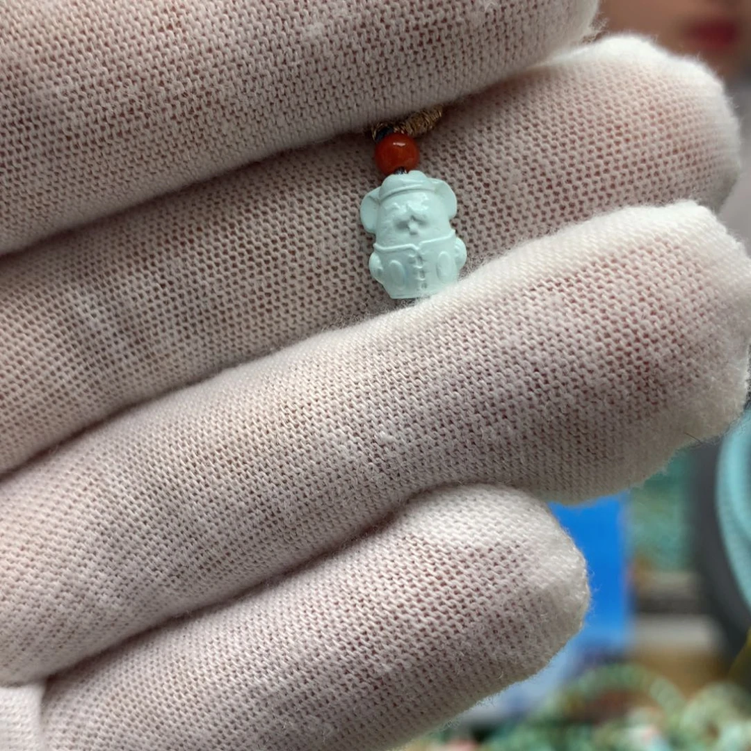 绿松石挂件未镶嵌