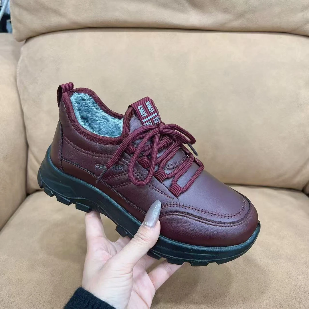 刘胖胖#男女情侣款软底防滑加绒百搭舒适运动鞋166