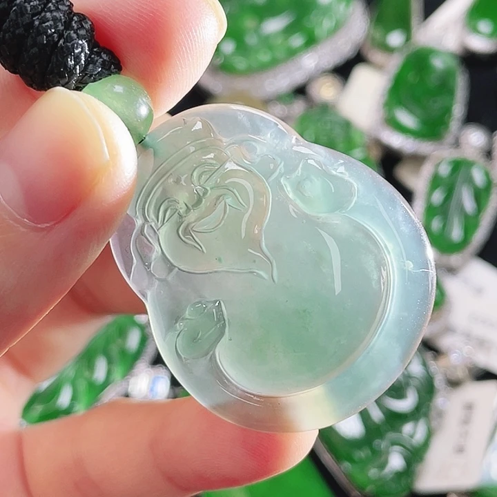 翡翠未镶嵌颈饰10