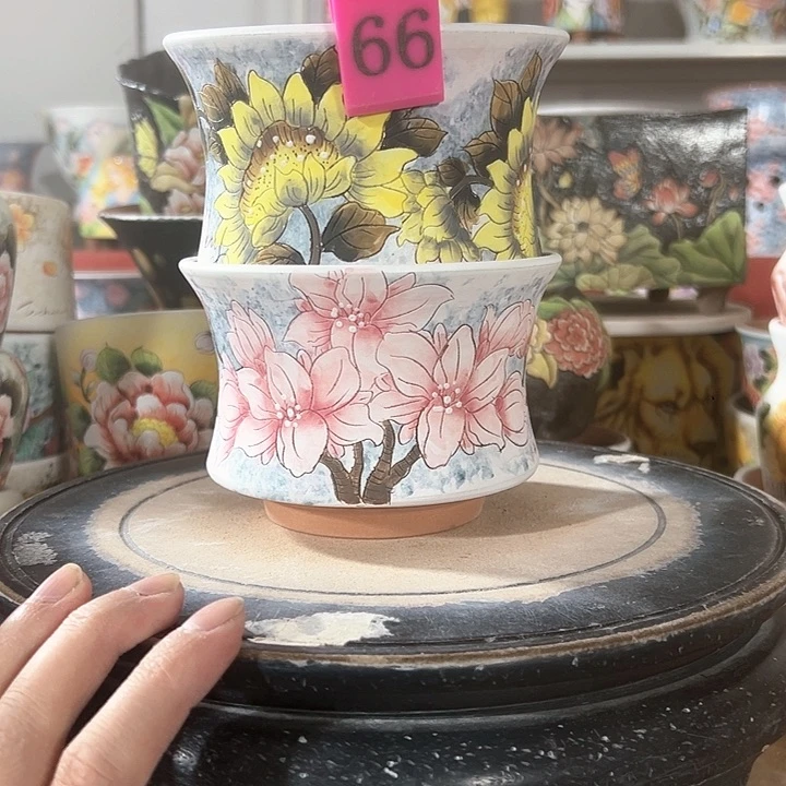 景德镇市昌江区手绘花盆满38包邮