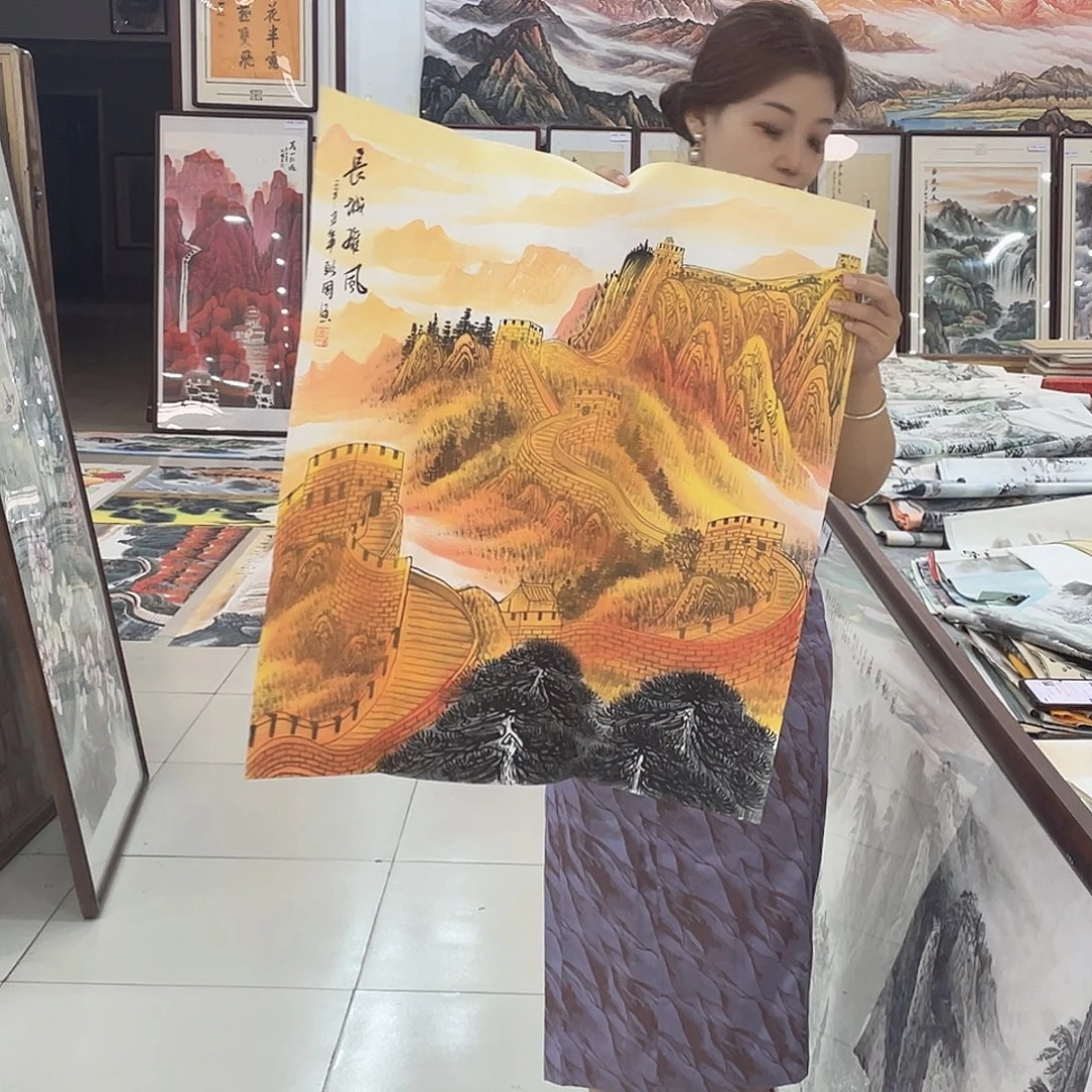 国画纯手绘国画山水