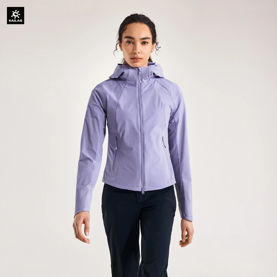 KAILAS凯乐石M8-LT连帽软壳衣外套防风登山徒步女款 KG2519214
