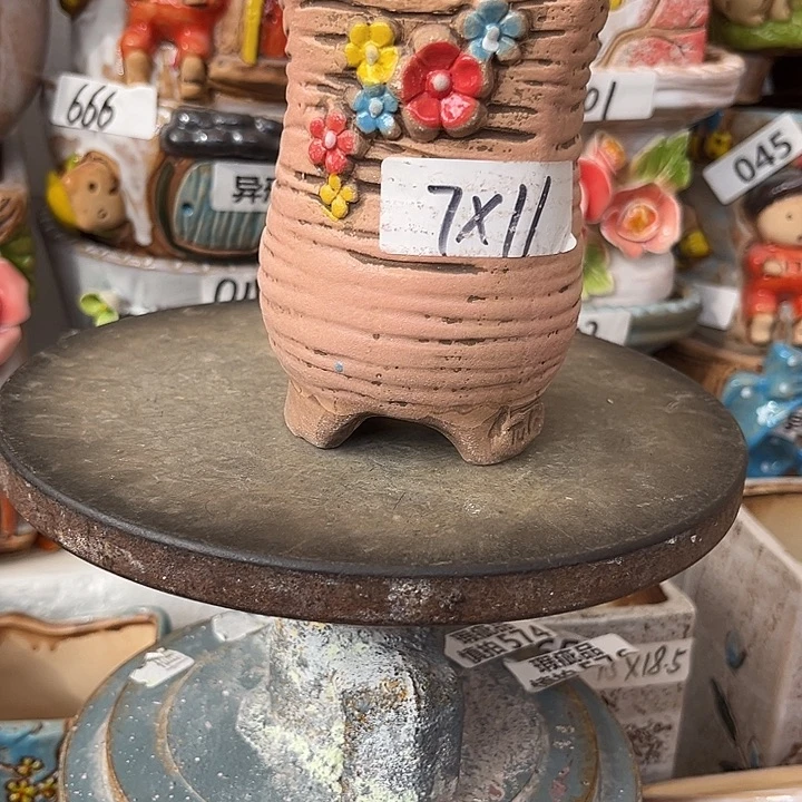 粗陶材质多肉花盆