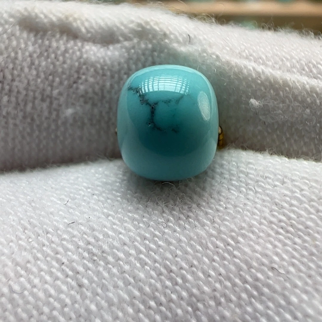 绿松石未镶嵌配饰6.7×5.7