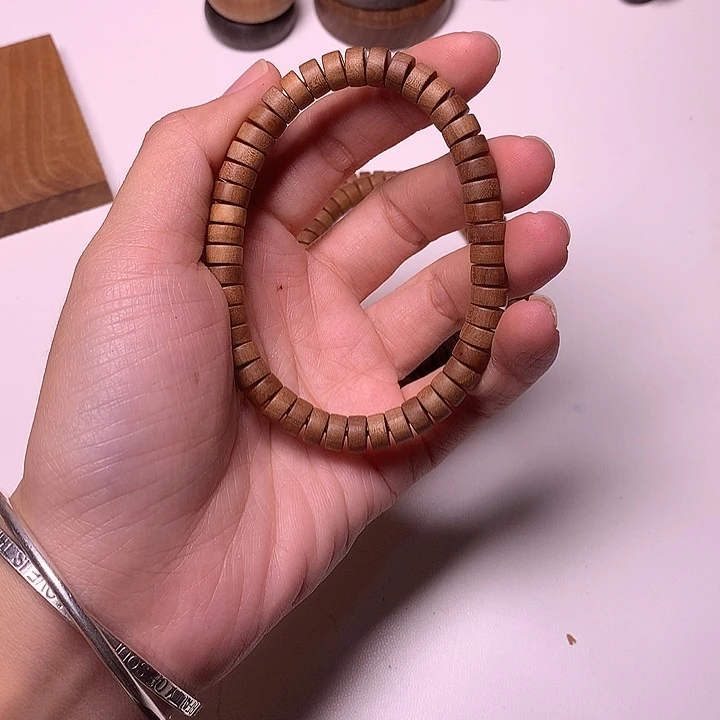 檀香木无事牌檀香药片珠