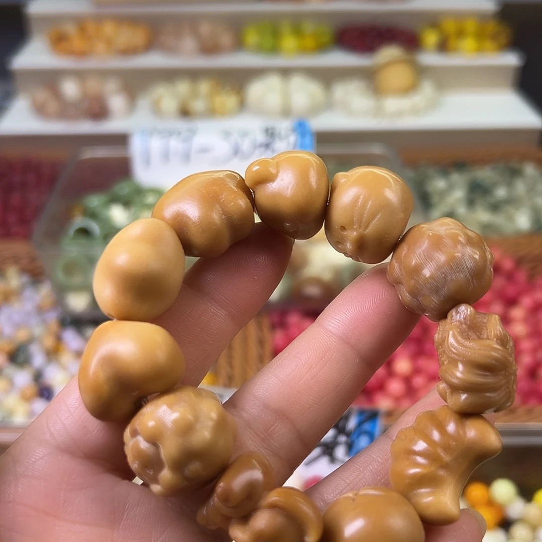 菩提根/象牙果手串瑕疵混串一条有裂