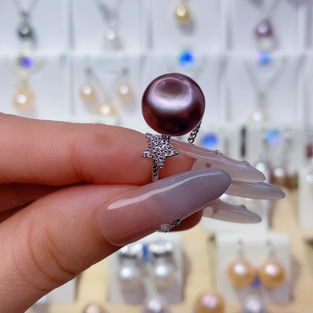 戒指未镶嵌淡水珍珠