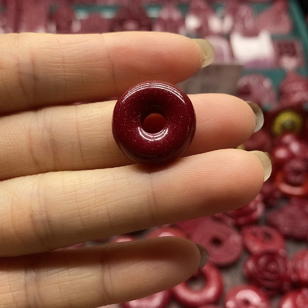 天然辰砂朱砂吊坠