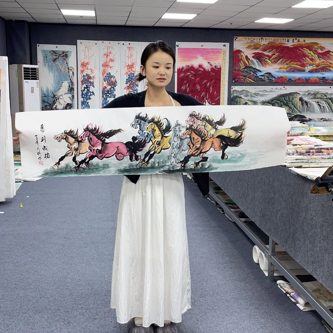 国画作品小姐姐放漏…