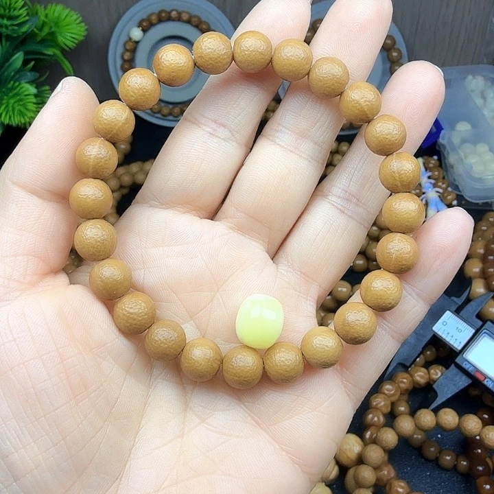 手串猴头核桃过***?全品无暇橘子皮9.2