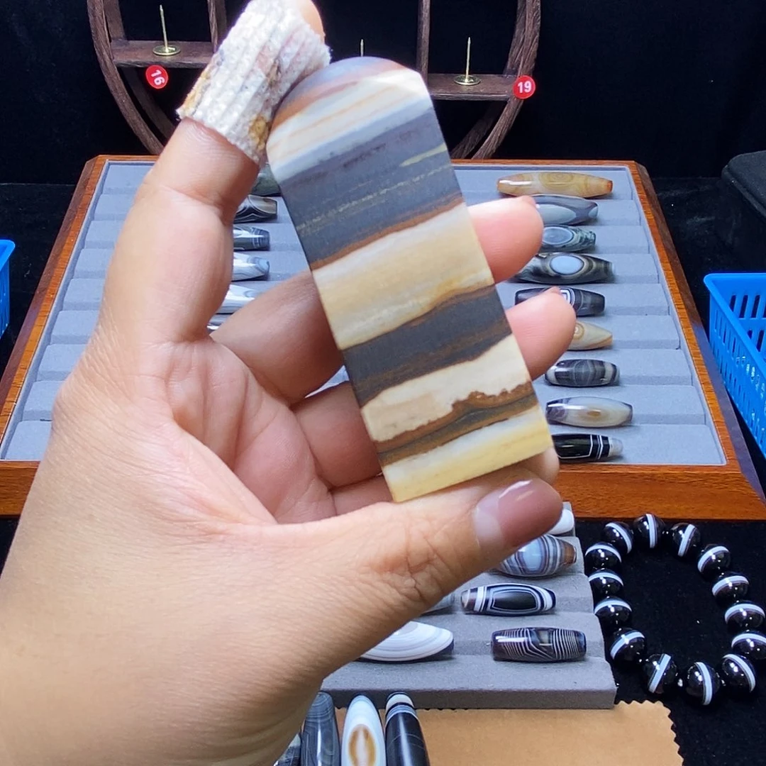 ࿐***教玛瑙/玉髓未镶嵌颈饰