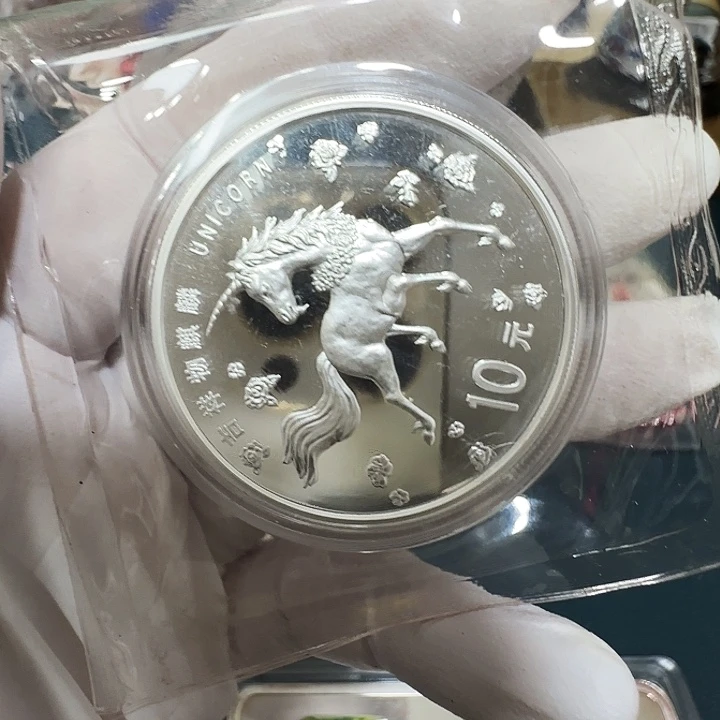 海***0其他普通金属麒麟一盎司银
