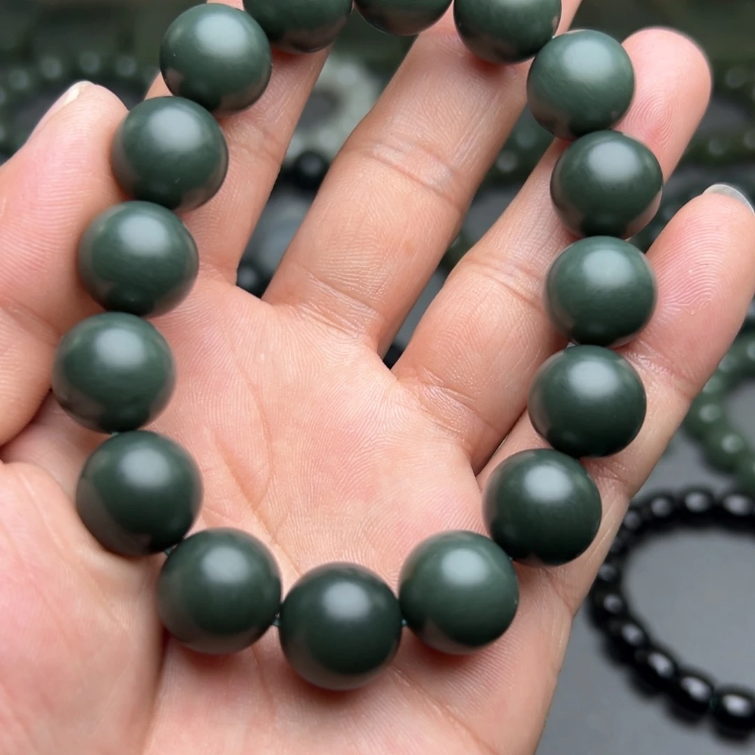 和田玉手链未镶嵌公***院14