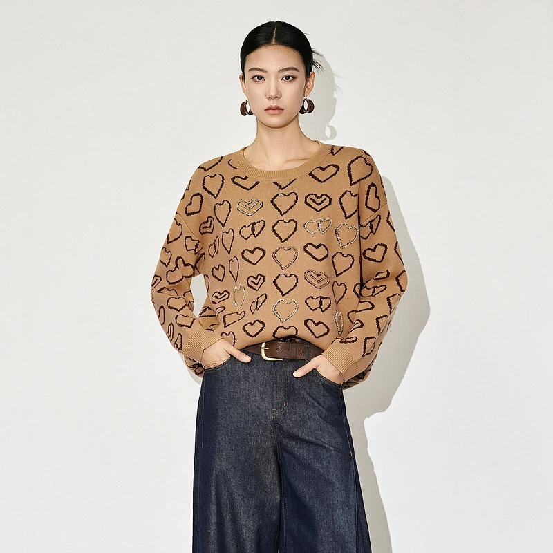 毛针织衫XJ411712B806