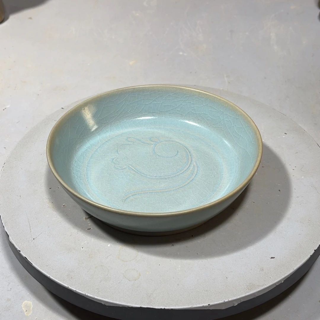 瓶汝窑瓷器品相完美