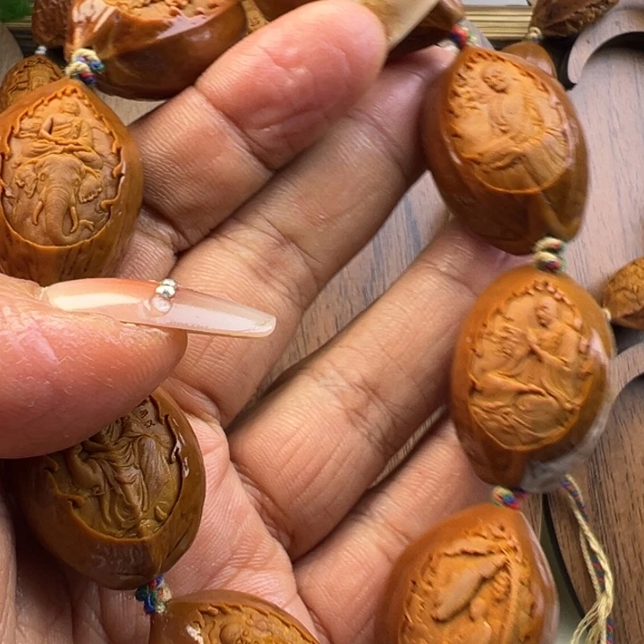 橄榄核手串/手链2.2双面罗汉