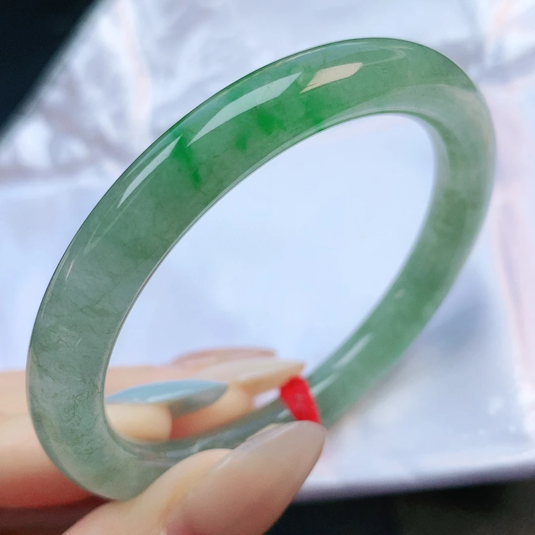 未镶嵌手镯翡翠52圆条882586