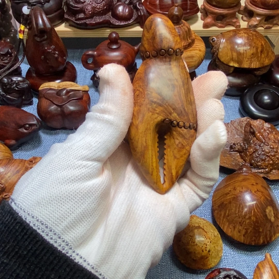 北***丰小叶紫檀手串/手链黄花梨蟹钳