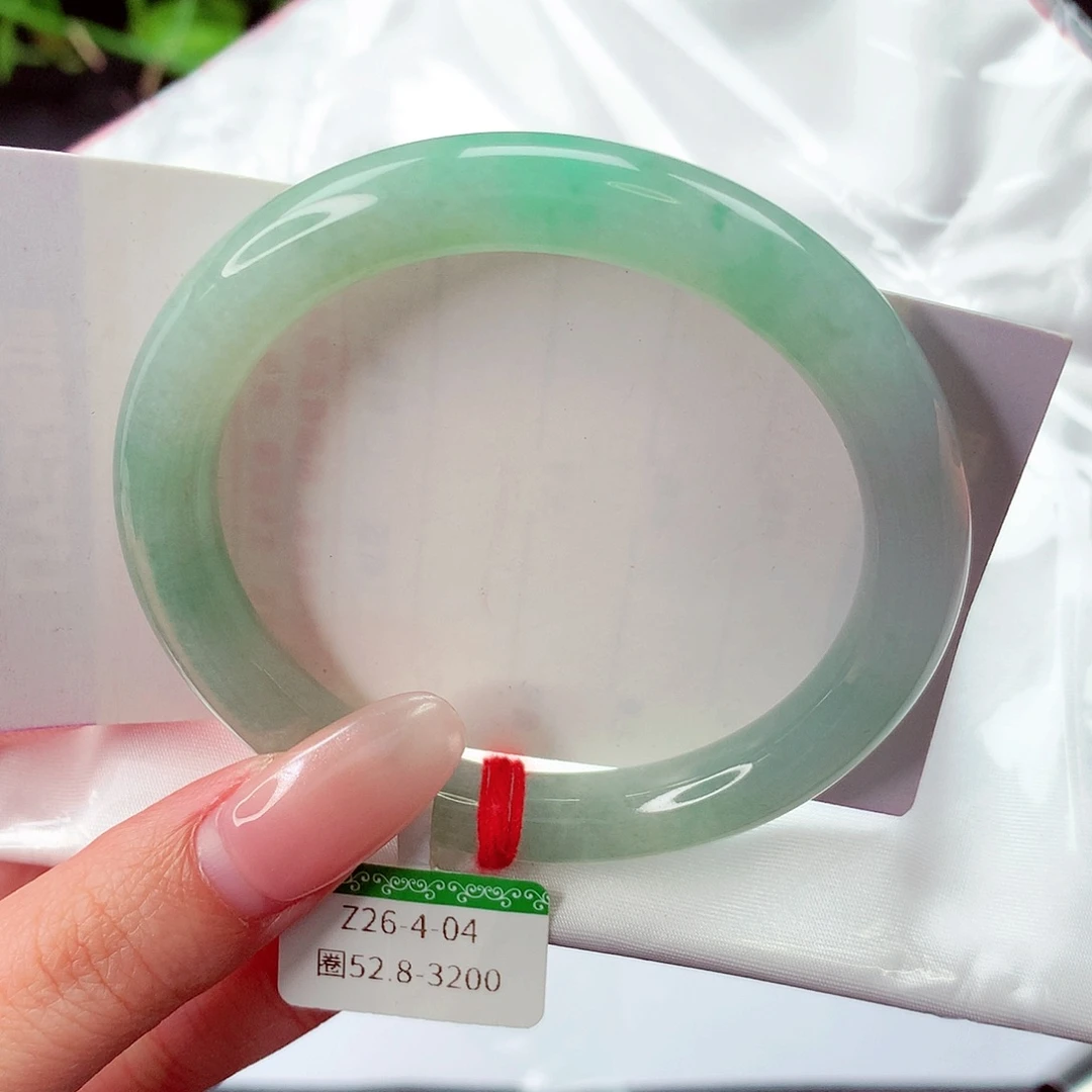 翡翠未镶嵌手镯缅甸天然a货翡翠手镯