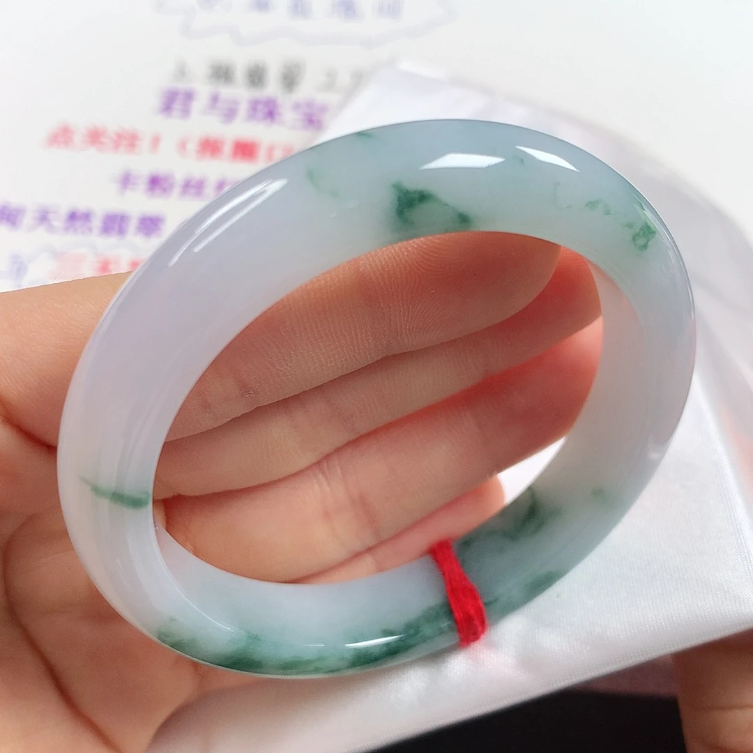 翡翠手镯未镶嵌 正圈①③④