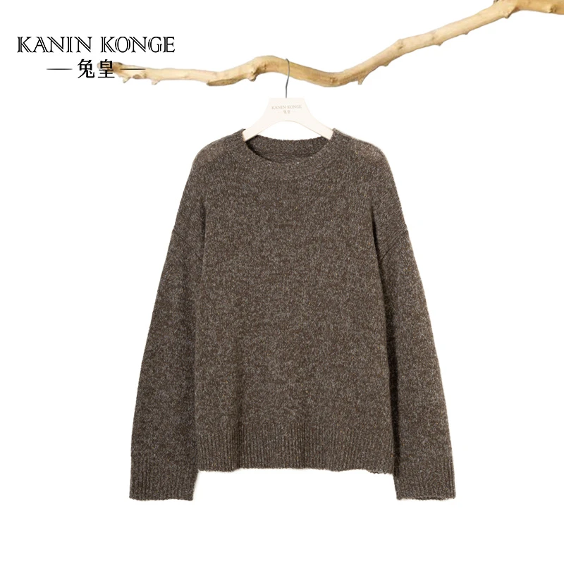 TUHUANG/羊绒套头圆领花纱ZBLJC2373