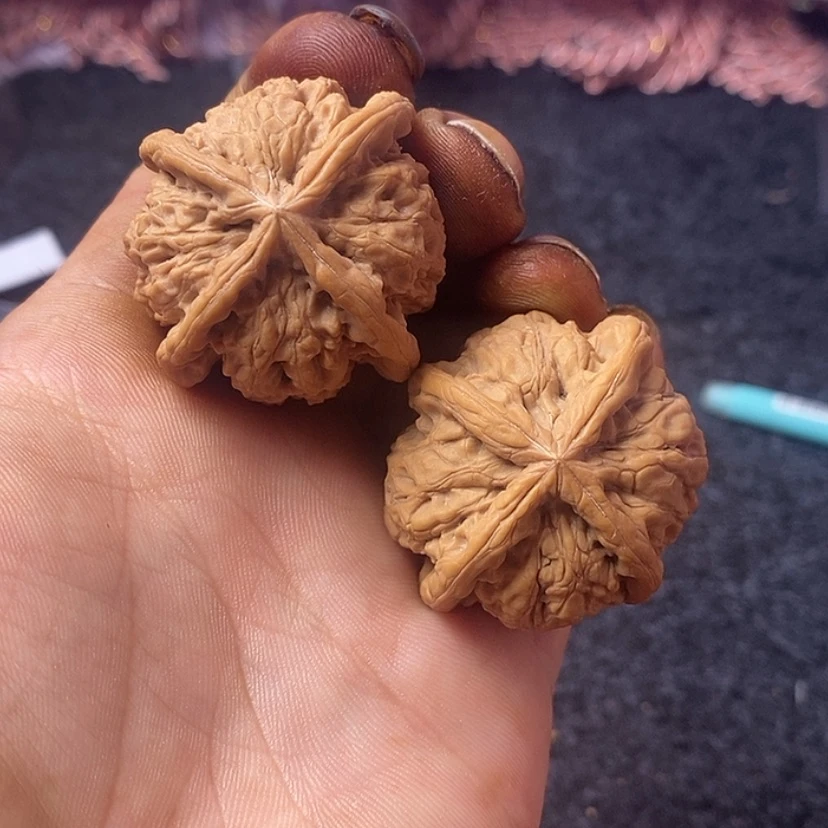 【闪购商品】文玩核桃吊坠全品41雨花石4棱