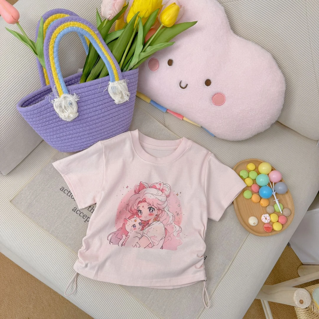 【新疆包邮】春季新款美少女辣妹短袖L611