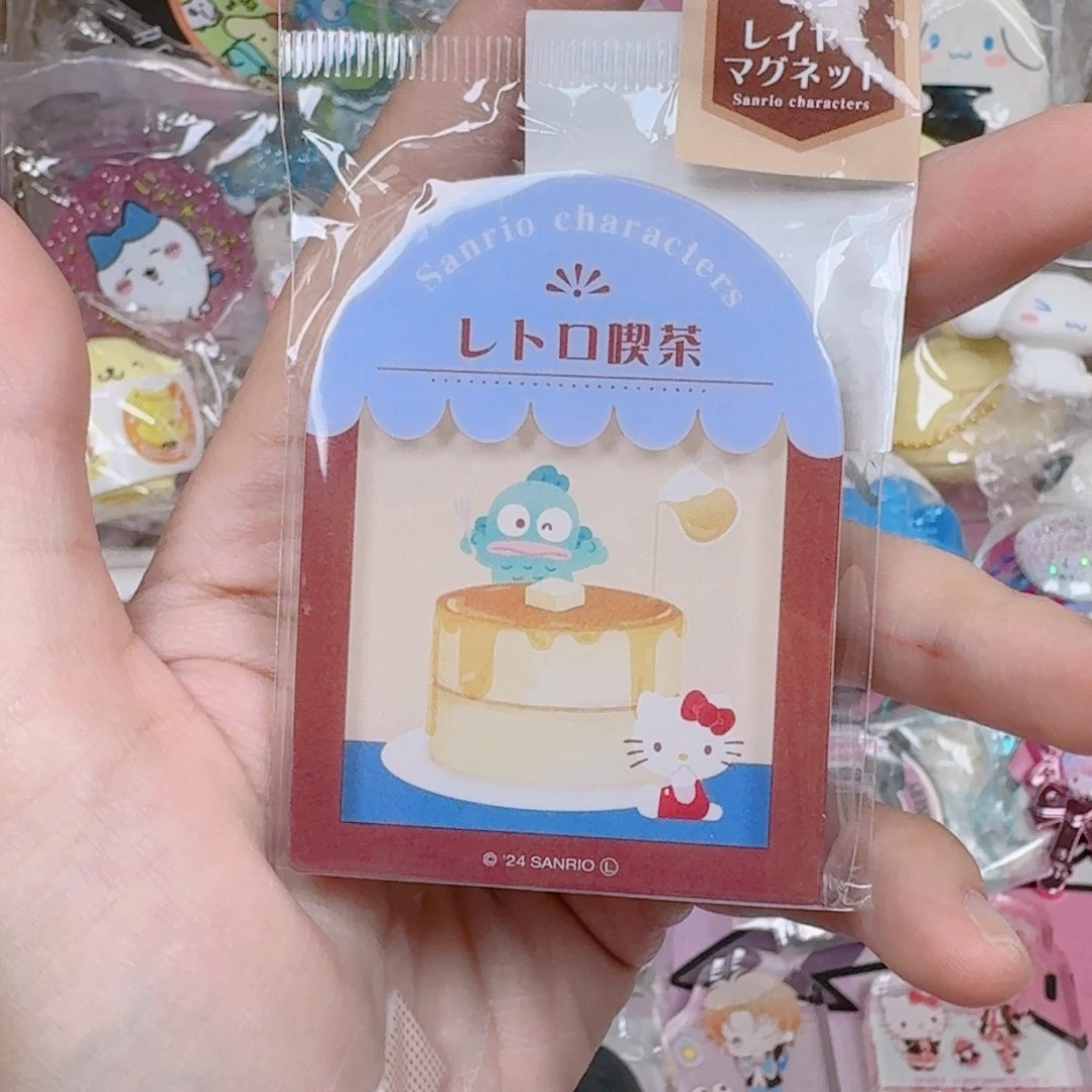 三丽鸥下午茶kt 丑鱼亚克力冰箱贴