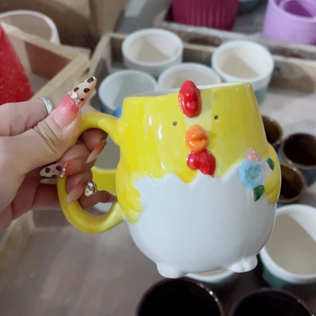 有孔，陶瓷花盆满10米包邮发货