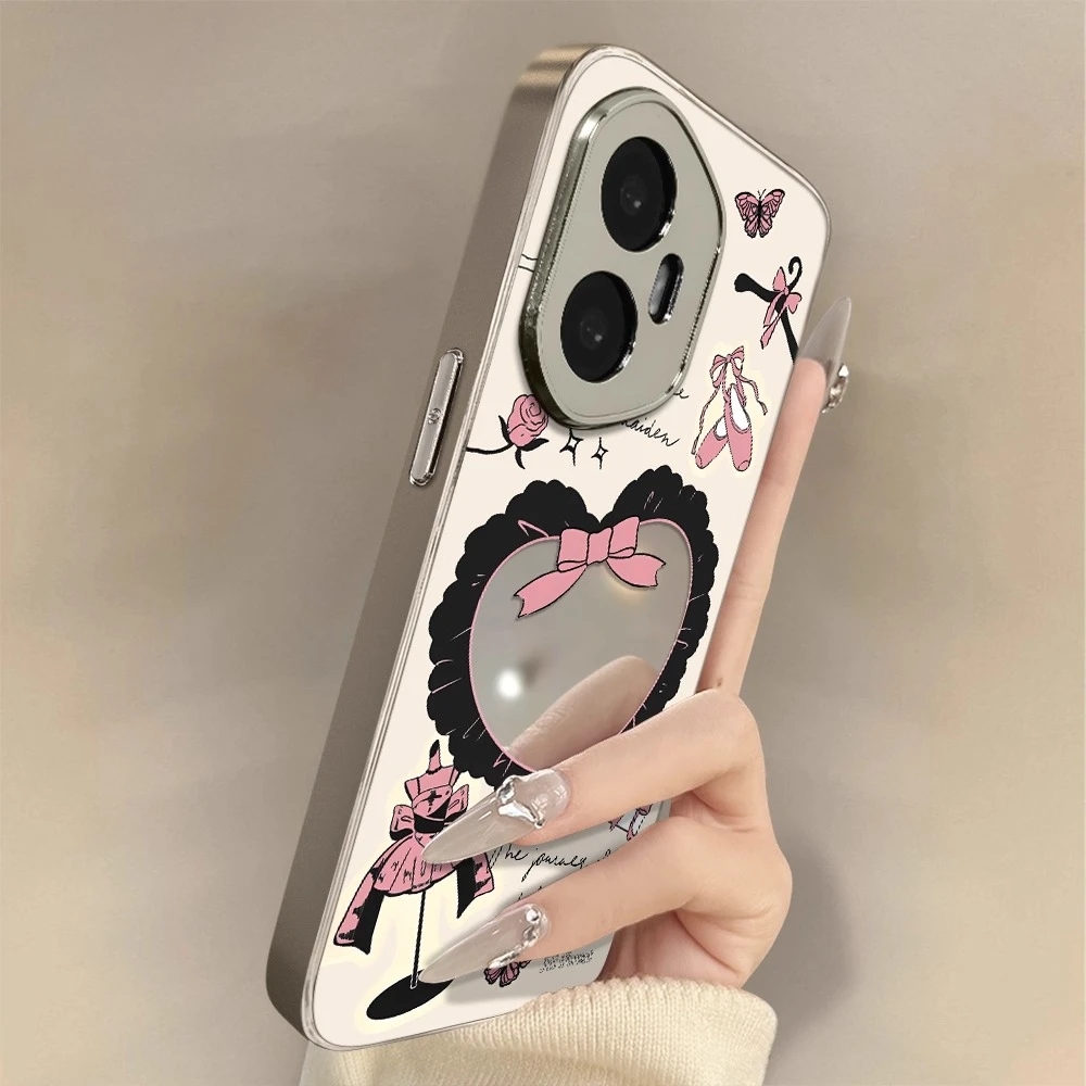 梦幻小屋适用华为荣耀400pro手机壳400保护壳可爱300pro防摔镜面