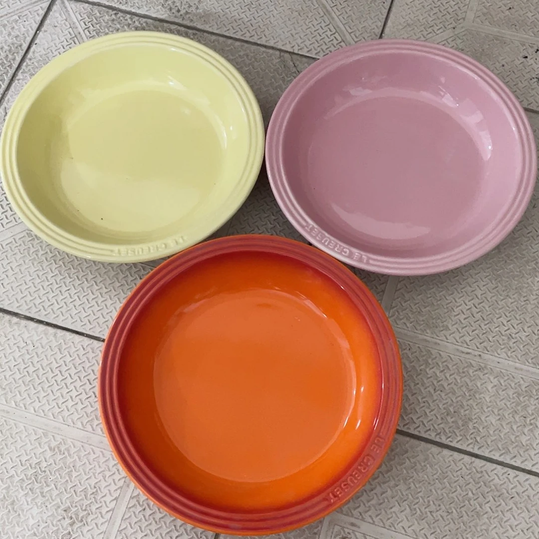 陶微瑕陶瓷餐具家用 三个21-1