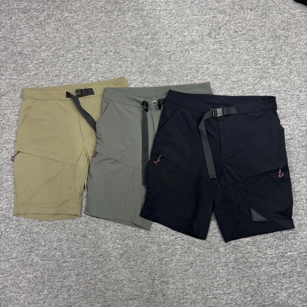 山系机能男士户外运动休闲短裤梭织速干中裤