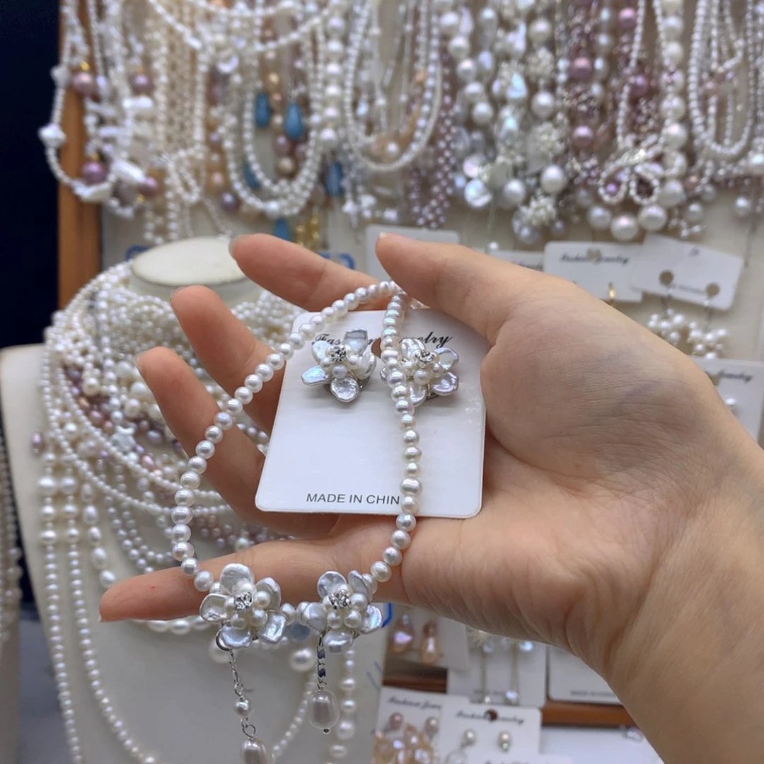 桑***）合金淡水珍珠手链