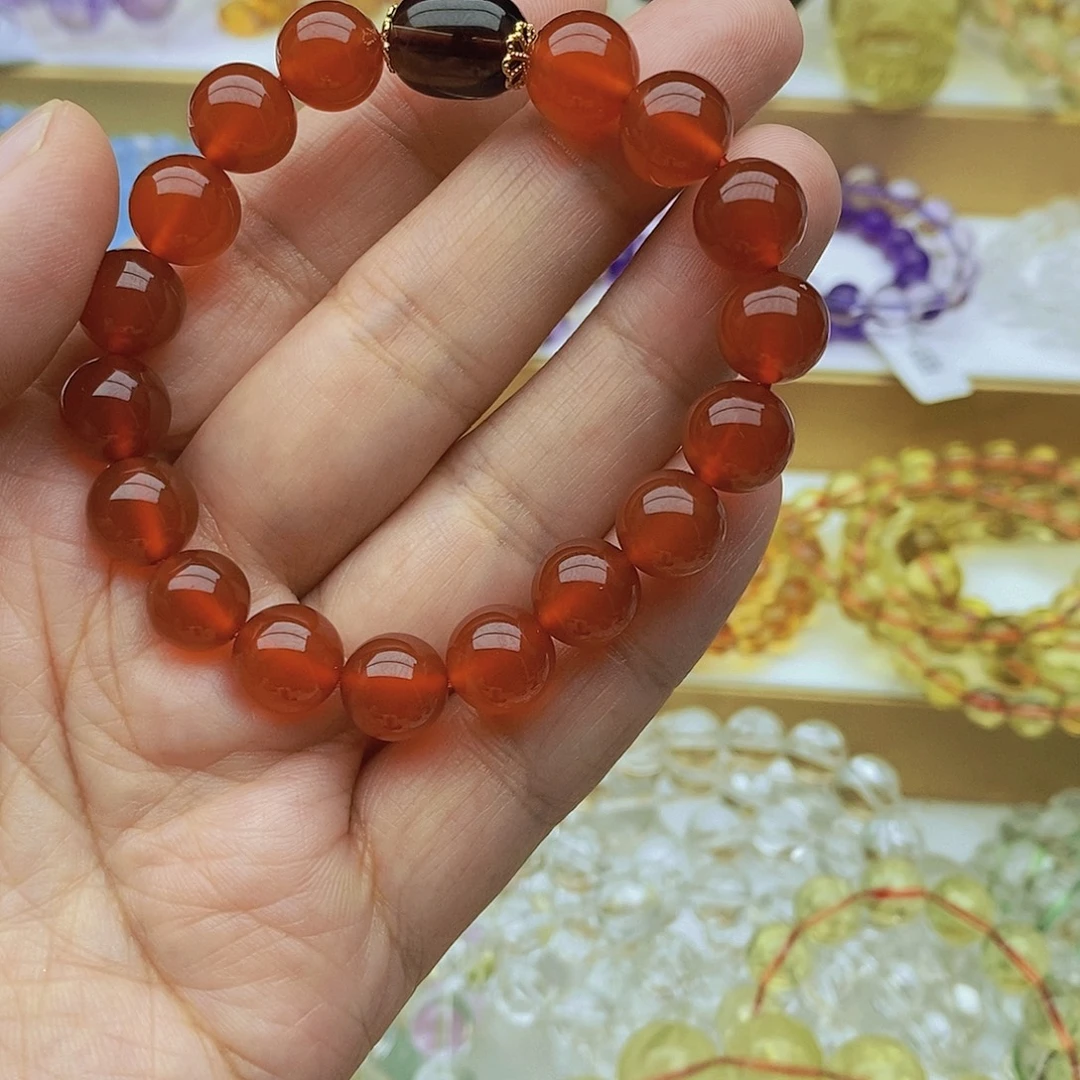 水晶手链未镶嵌红玛瑙DIY