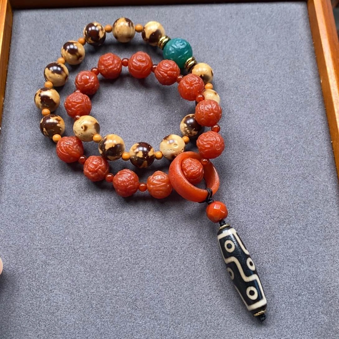 菩提把件未镶嵌紫金鼠