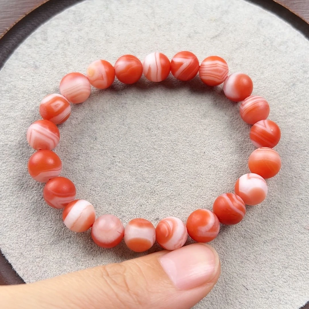南红玛瑙手串未镶嵌