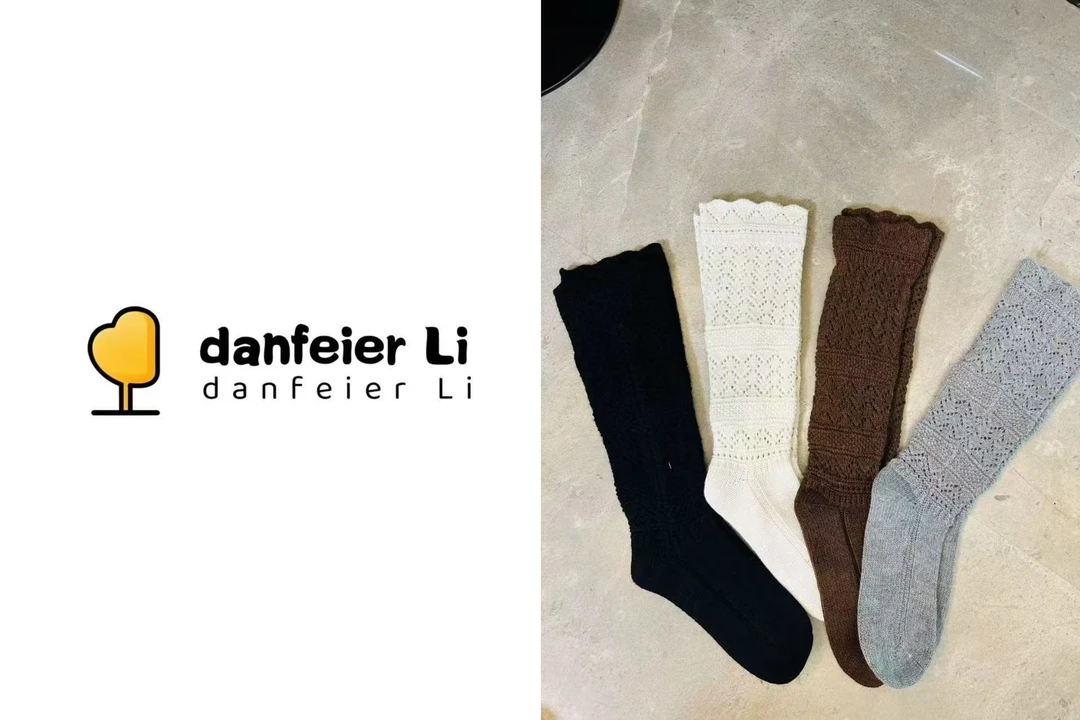 《丫丫推荐款》9074新款早秋羊毛四色小腿袜子秋冬长筒高筒长袜
