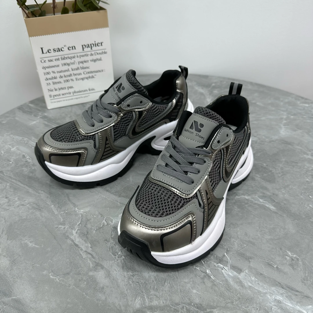 加肥加大新款K308厚底增高时尚休闲百搭老爹鞋