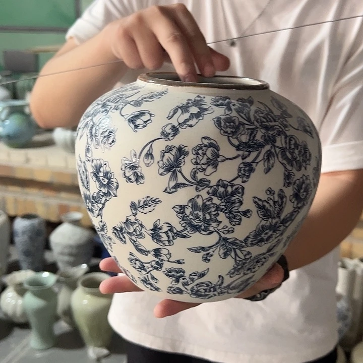 景德镇陶瓷花瓶微瑕介意勿拍