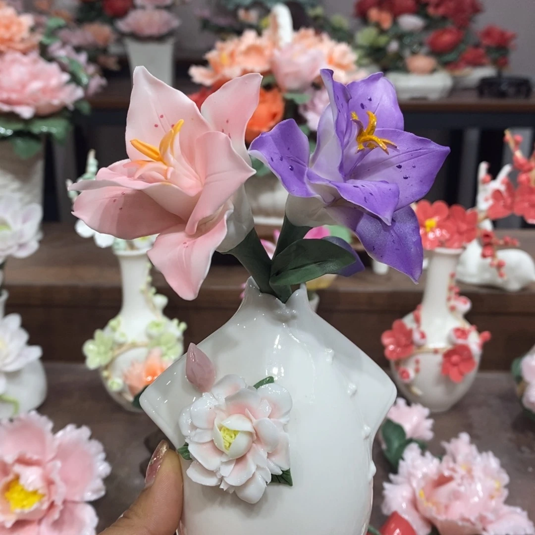瓷片陶瓷工艺品摆件