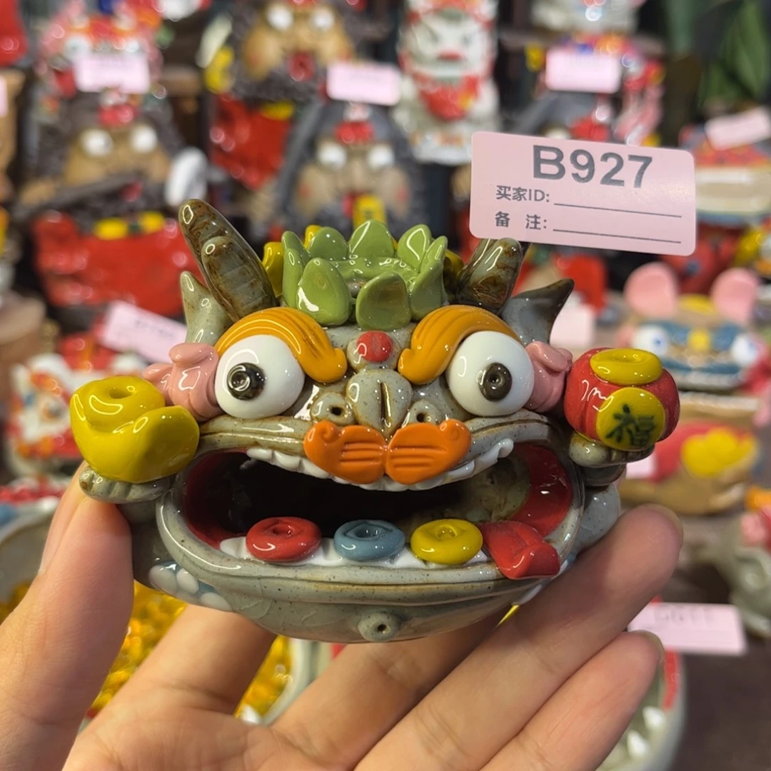 泥塑纯手工茶宠摆件