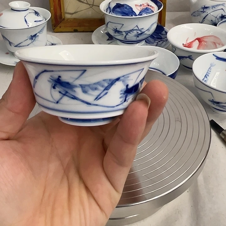 夏***包手工手绘陶瓷作品