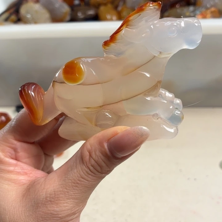 玛瑙/玉髓未镶嵌吊坠(不含链)